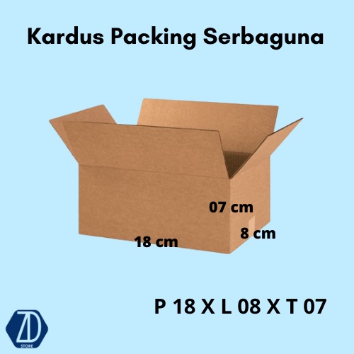 

KARDUS PACKING PACKING Ukuran 18x8x7 Box Karton Packaging