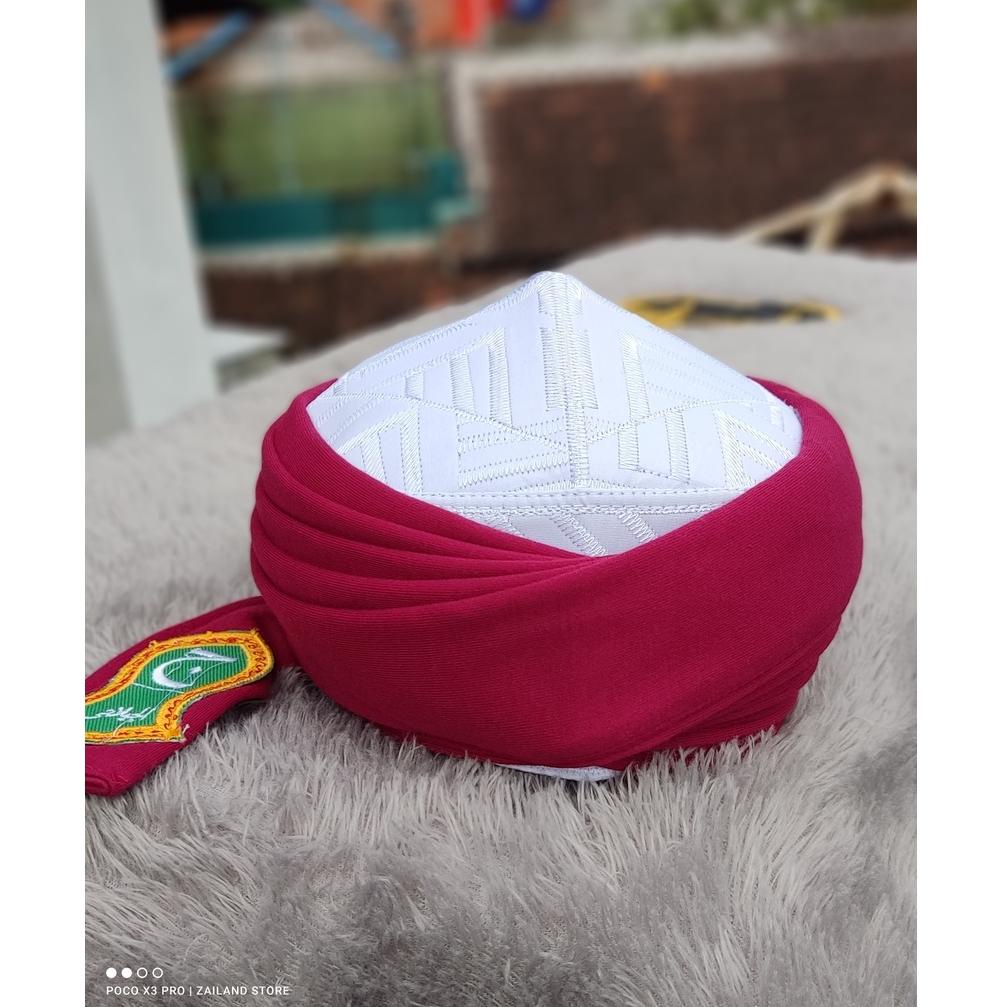 [KODE KWGGE] Peci sorban imamah permanen panjang 5 Tahap instan langsung pakai untuk dewasa dan anak