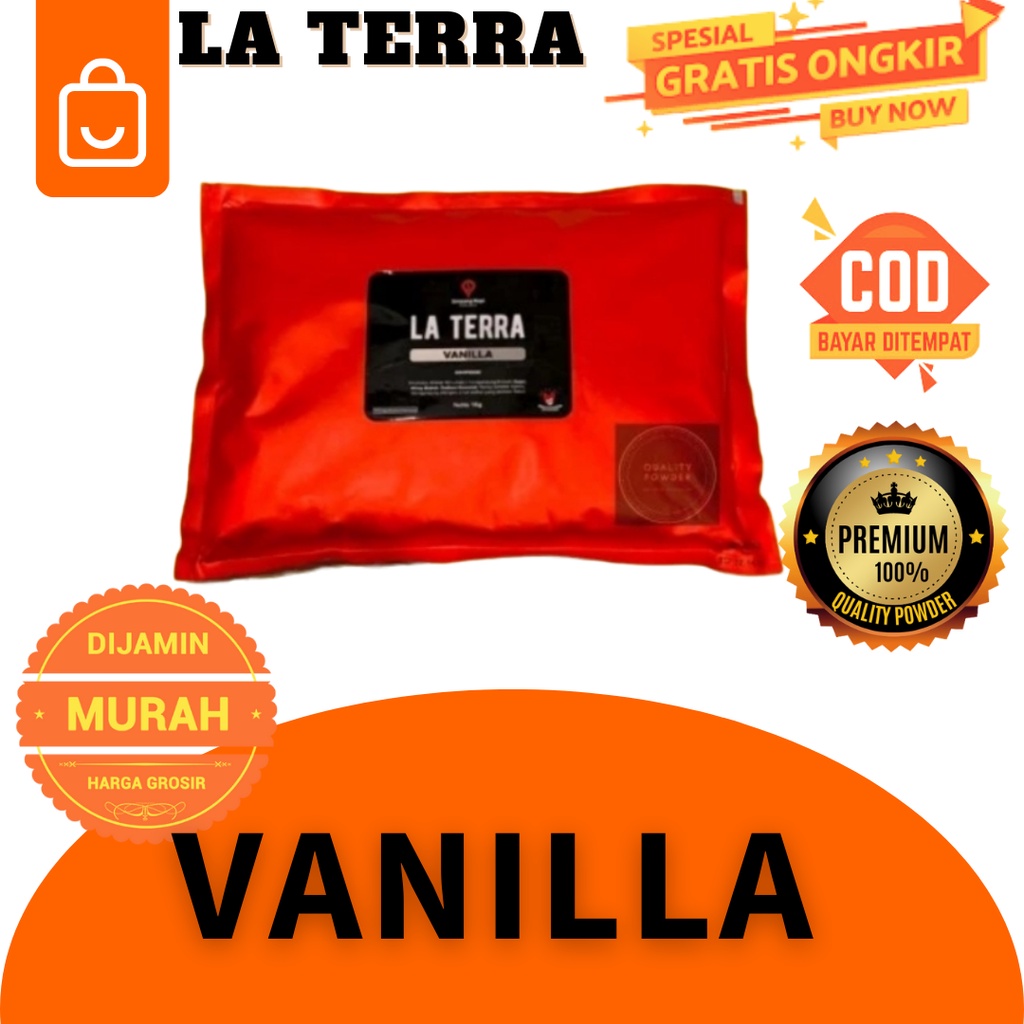 

LA TERRA VANILLA POWDER FRAPPE RASA VANILI KEKINIAN