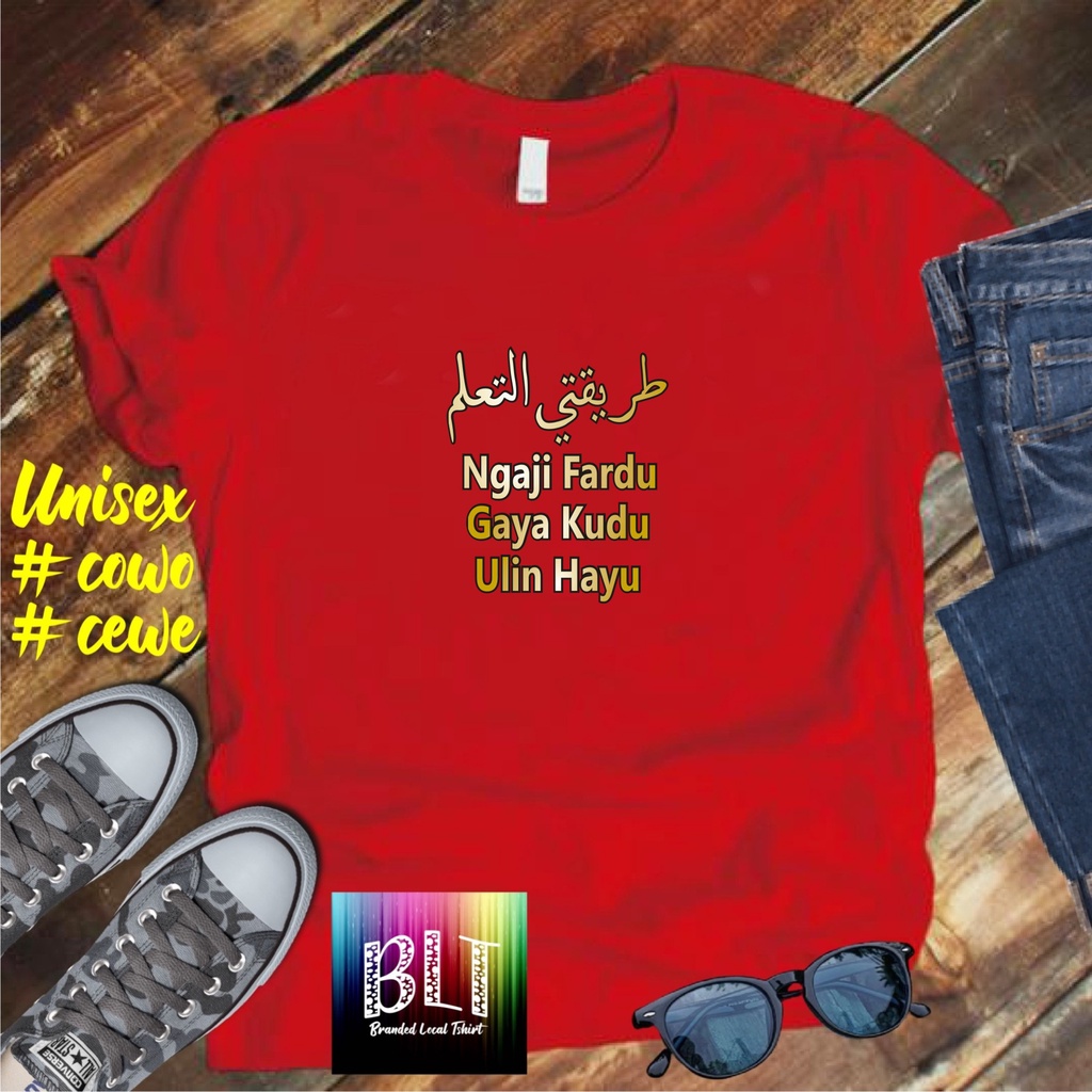 Cod Diskon Promo Gratis Ongkir/Kaos dtf NGAJI FARDU Kaos daKwah Islam Pesantren santri santriwati Kaos Pria Distro /Kaos Murah Kaos katun/Pakaian Pria  Pakaian Wanita Kaos Viral/Best Seller