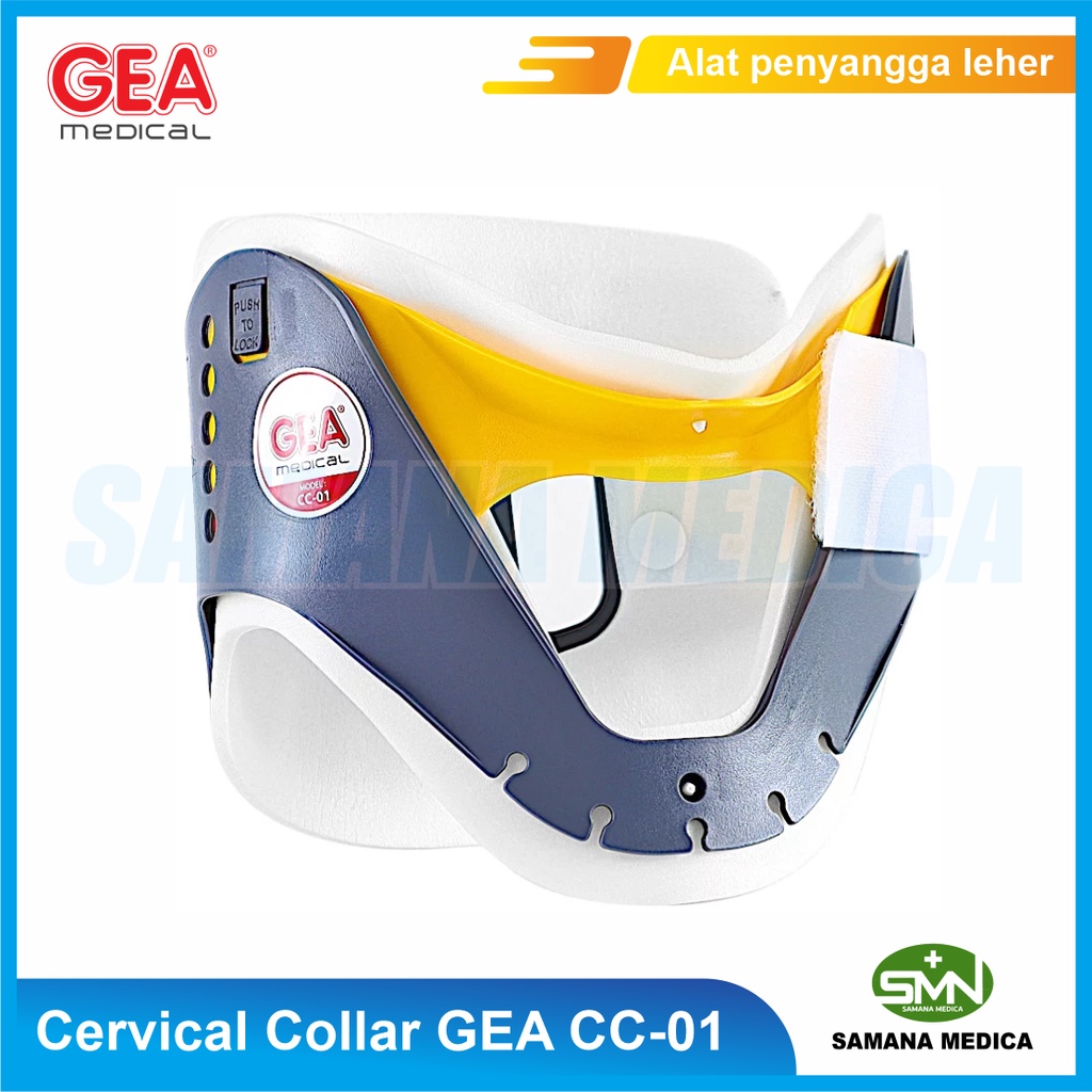 Cervical Collar GEA CC-01 Alat Penyangga Leher - Alat Cedera Leher Berkualitas