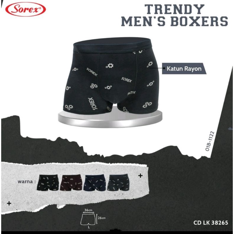 Sorex 38265 Celana Dalam Boxer Pria Size L