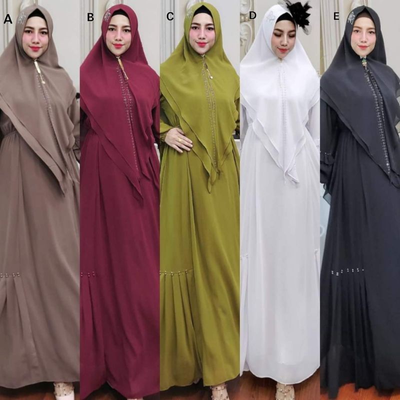 READY SIAP KIRIM JENNY SYARI PART 2,SYARI HITAM PUTIH POLOS MURAH/DHEAAFIECCENA/ORIGINAL 100 PERSEN/