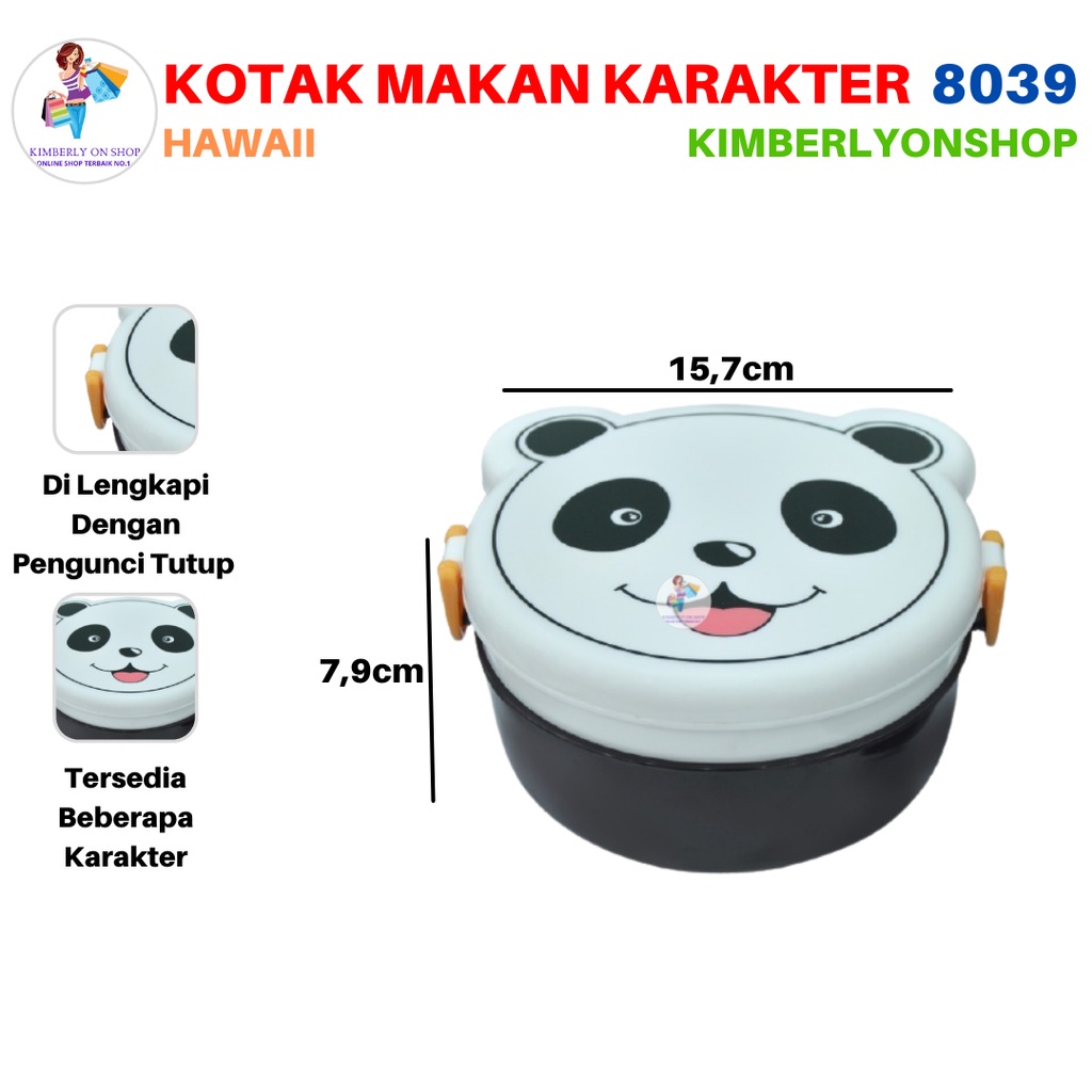 Kotak Makan Food Container 4.8 L Alva 8039 Hawaii