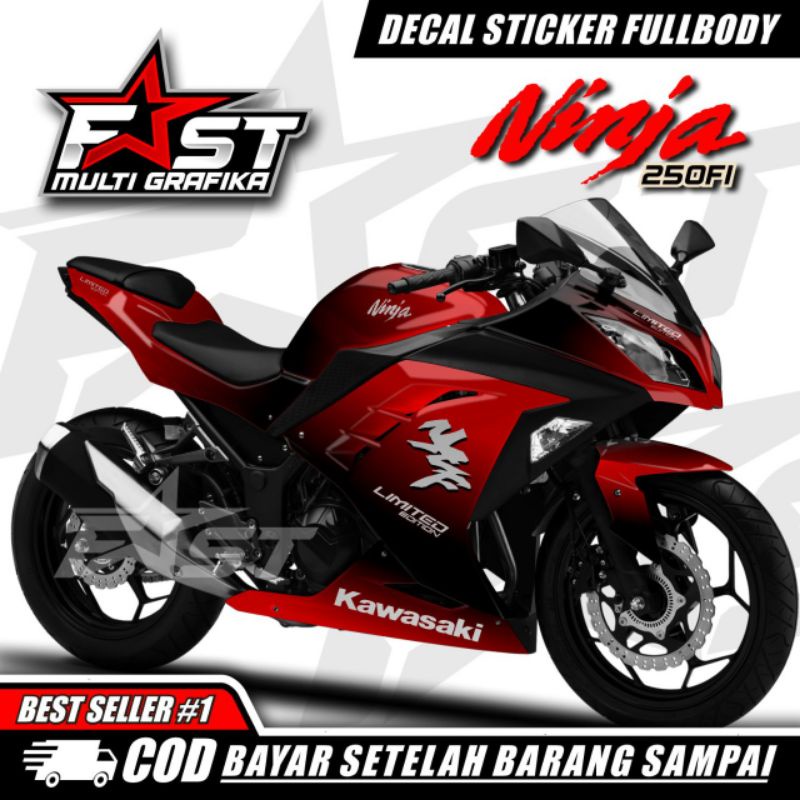 Decal Kawasaki Ninja 250Fi full body