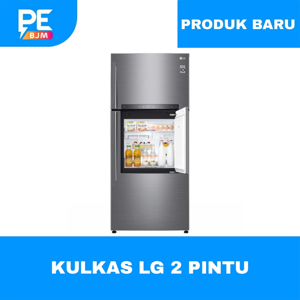 KULKAS LG 2 PINTU GN-A702HLHU GARANSI RESMI KIRIM INVOICE