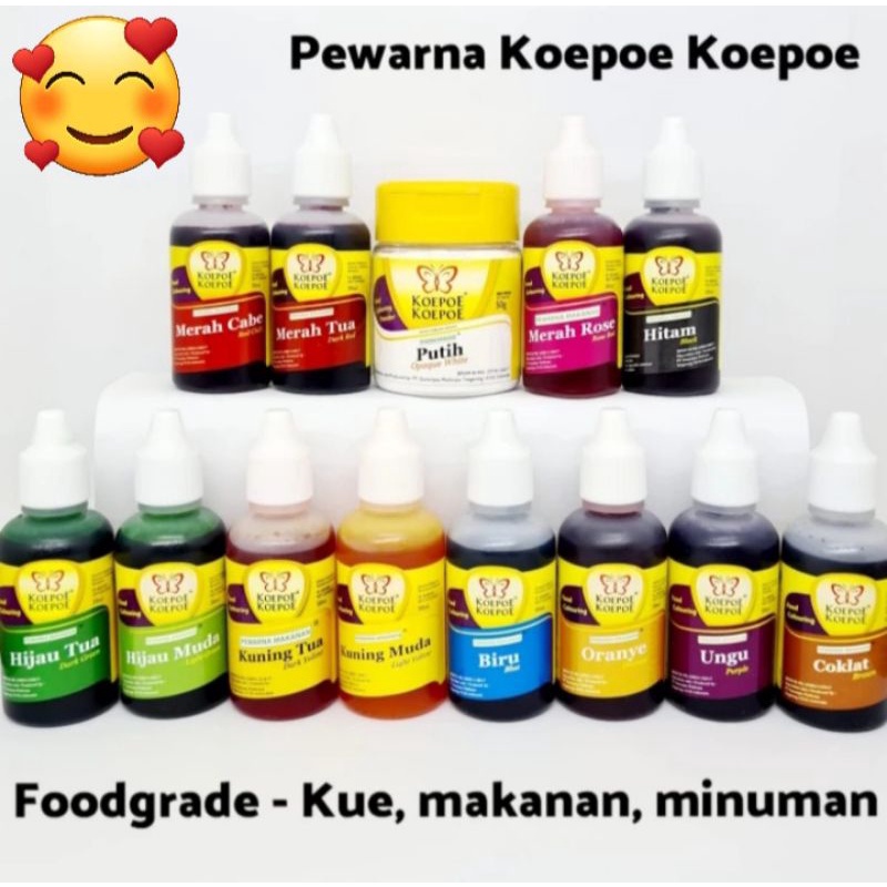 

PEWARNA MAKANAN KOEPOE KUPU 30 ML