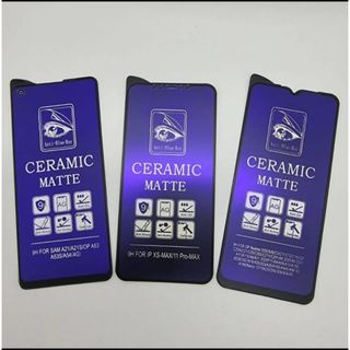 Tempered glass Ceramic Blue REALME/cbra/Anti Minyak Pelindung Protector Cover Layar Screen Handphone Kamera