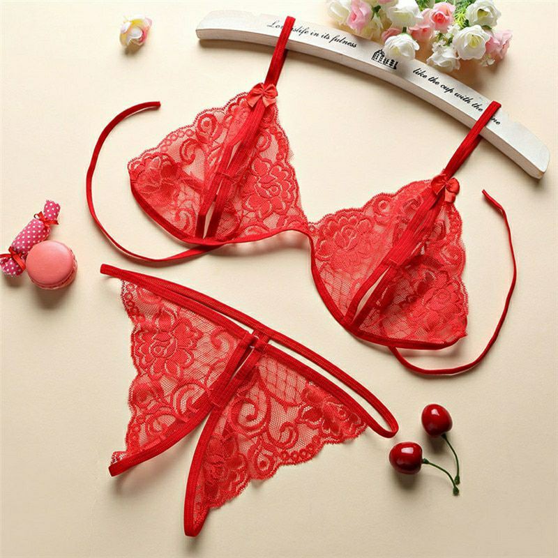 LINGERIE BIKINI KOREA - SET BRA G STRING - BAHAN LACE SEXY - PAKAIAN DALAM