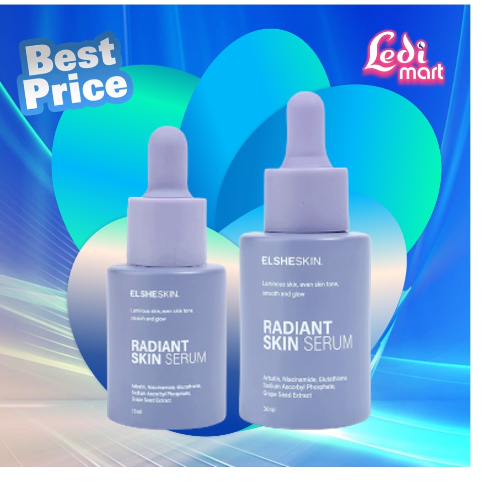 ORIGINAL ElsheSkin Radiant Skin Serum 30ml / Elshe Skin / Serum Wajah / Essence Wajah / Serum  Anti Noda / LEDI MART