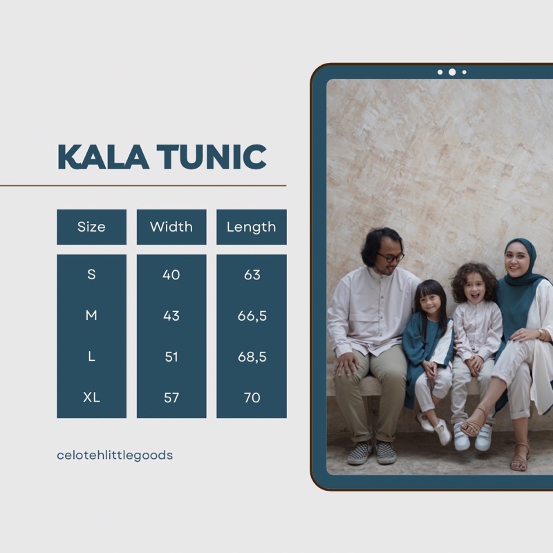 Celotehlittlegoods - Kala Raya Family Set  - Set lebaran keluarga