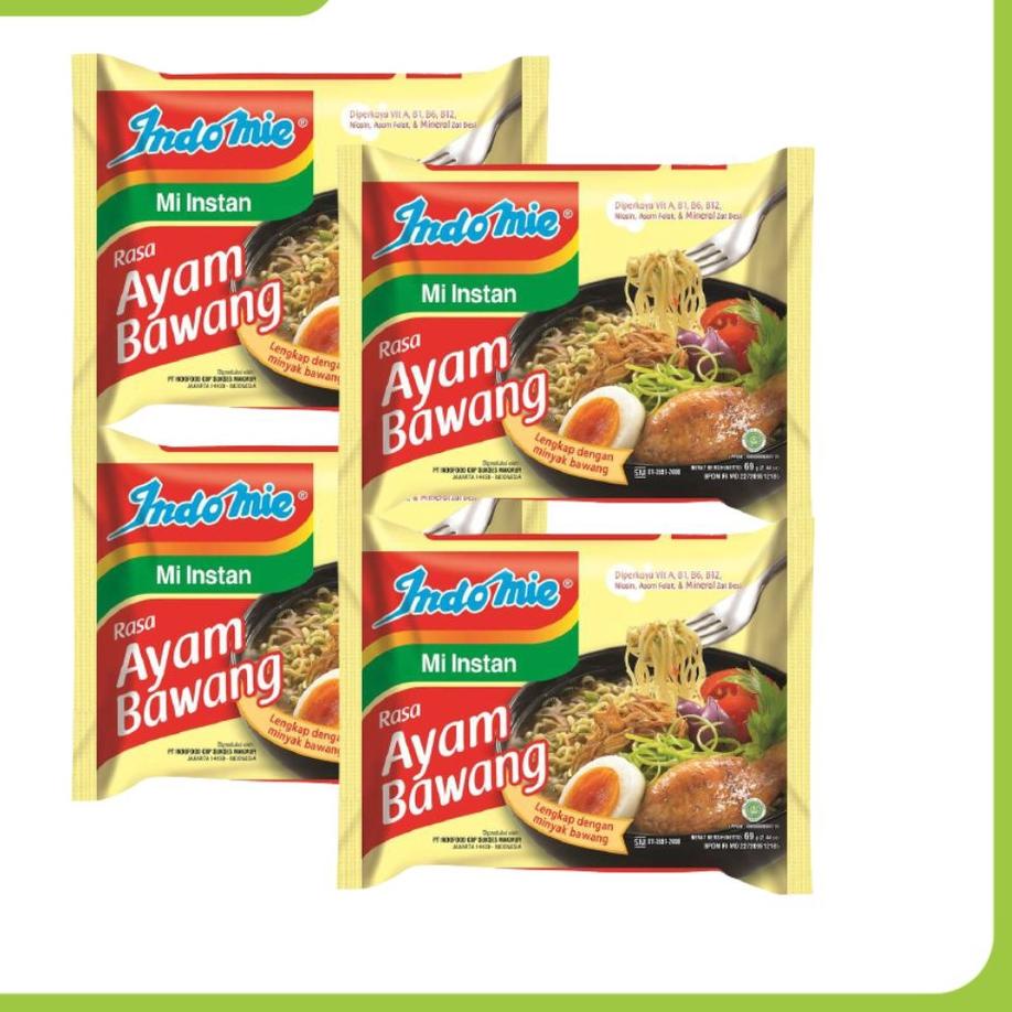 

FIA610 Paket Bundling Indomie Mie Instant Ayam Bawang Pcs Isi 4 |||