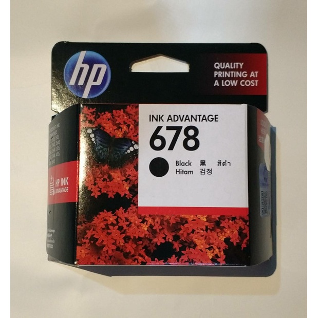 Catridge Tinta Printer HP 678 Black Original