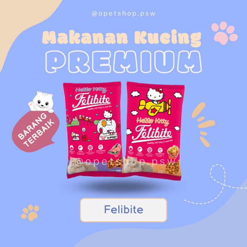 Makanan kucing Felibite/dryfood Felibite