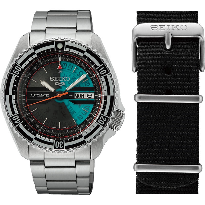 Jam Tangan Seiko 5 Sports SRPJ43 SRPJ43K1 Original