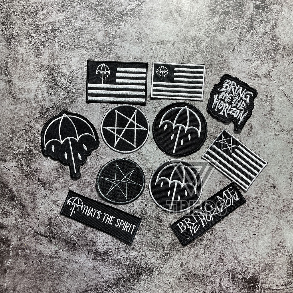 PATCH BORDIR JAHIT/PATCH EMBLEM BMTH/AKSESORIS