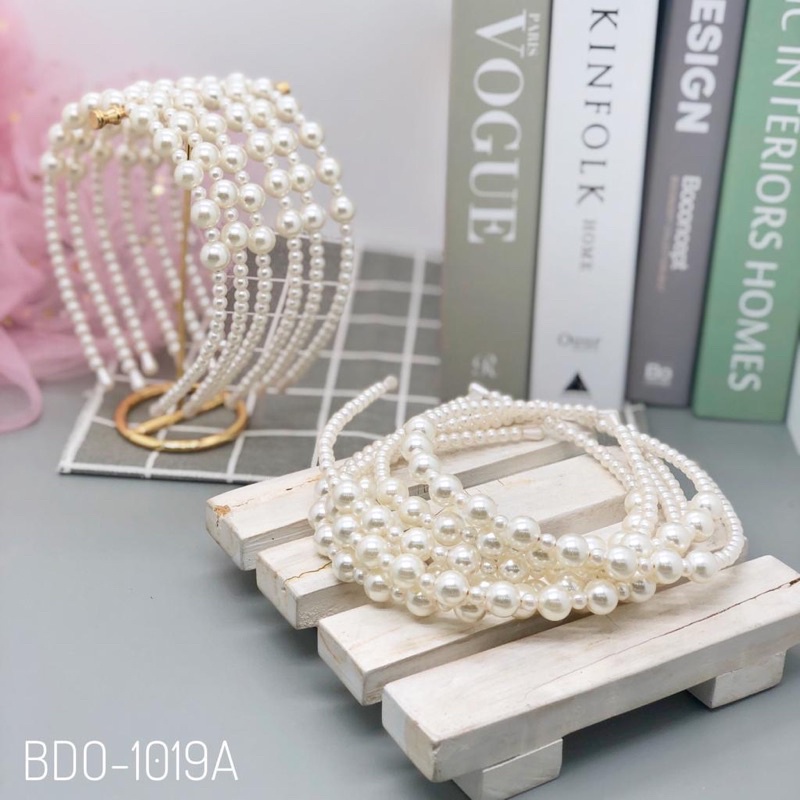 Bando Mutiara Korea / Korean Hair Band Head Pearl Pearls Cantik Bando Pesat