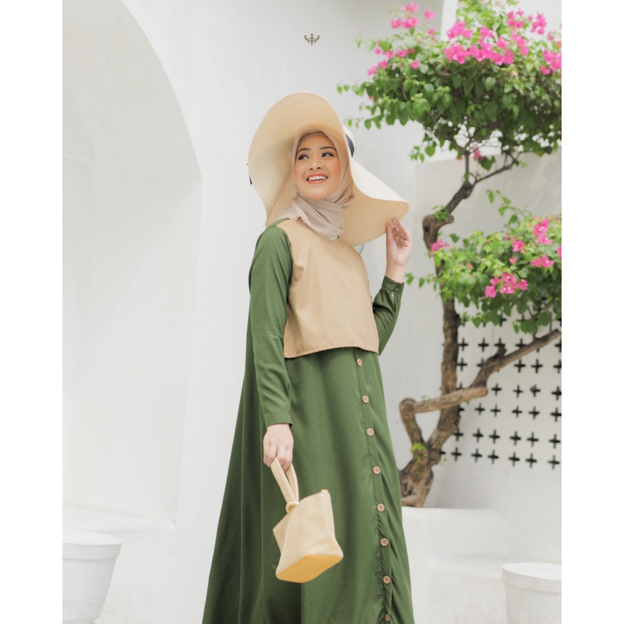 Wimi.id Hanum Dress | Baju Ibu Hamil dan Ibu Menyusui