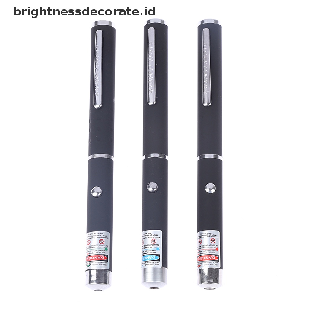 [Birth] 1pcs 5MW Daya Tinggi Lazer Pointer Merah Biru Hijau Laser Sight Light Pen Ampuh [ID]