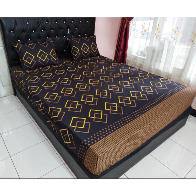 SPREI 160X200 SEPRAI HOMEMADE AESTHETIC KARAKTER Free 2Sarban + 2Sargul KATUN ADEM TIDAK LUNTUR TIDUR NYENYAK