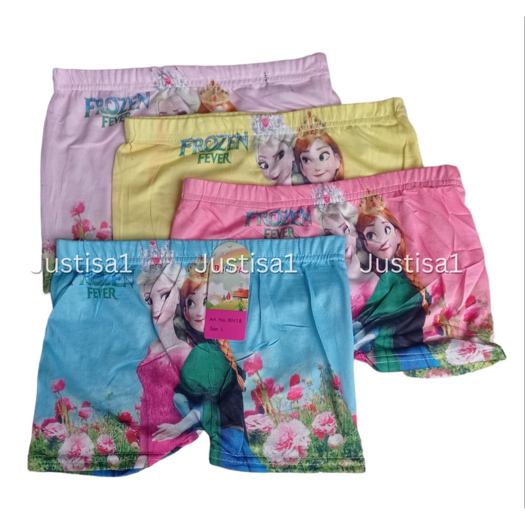 6 PCS CELANA BOXER ANAK CEWEK -  BOXER ANAK PEREMPUAN TERMURAH