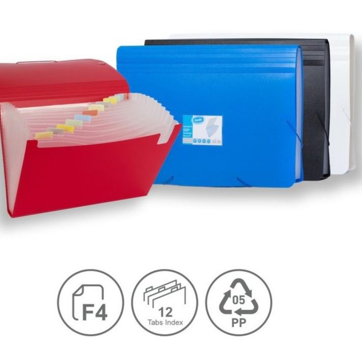 

Grosir Terbaru Bantex Expanding File Map Harmonika 12 Sekat Folio F4