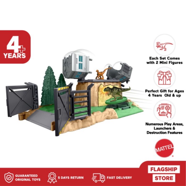 

Dominion Giganotosaurus Jurassic Minis Unik - World Playset Mainan Rampage Limited
