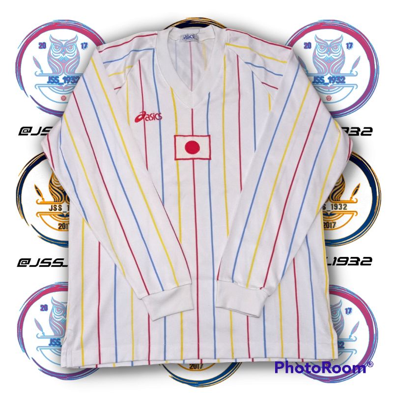 Jersey Bola TIMNAS JEPANG / JAPAN Away Longsleeve Kit ORIGINAL ASICS Second Murah Retro Vintage Rare