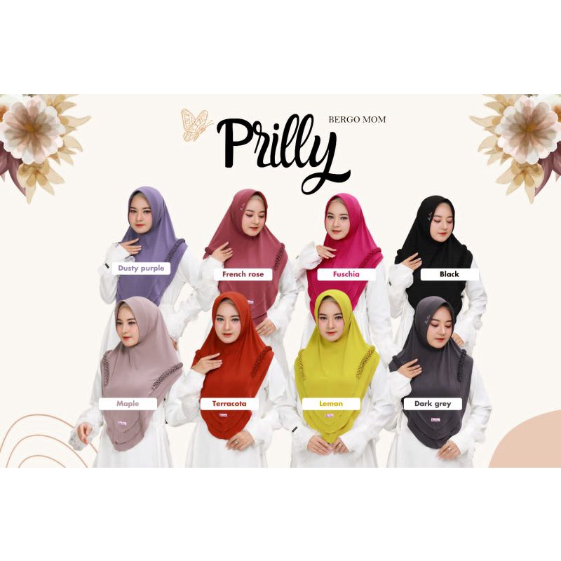 Linalivia Hijab || Bergo Prilly Mom || Bergo Prilly Kids || Bergo Prilly couple || Bisa Cod || LINAL