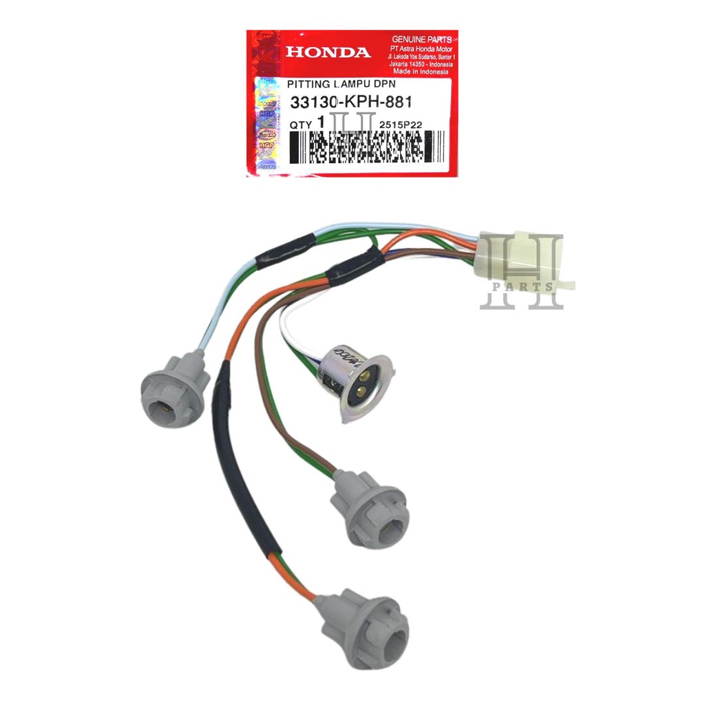 HONDA PITING PITTING LAMPU DEPAN KABEL SOKET REFLEKTOR SOCKET COMP HEADLIGHT KARISMA SUPRA FIT NEW