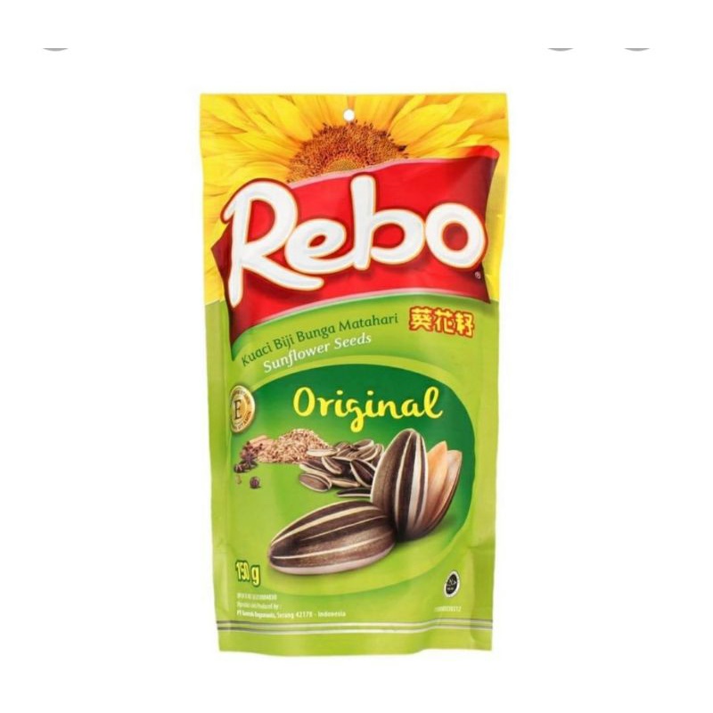 

Rebo Kuaci Biji Bunga Matahari Original 150 g