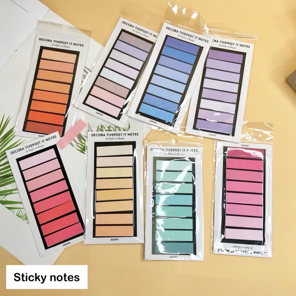 sticky notes post it stiker note palette warna label PLT