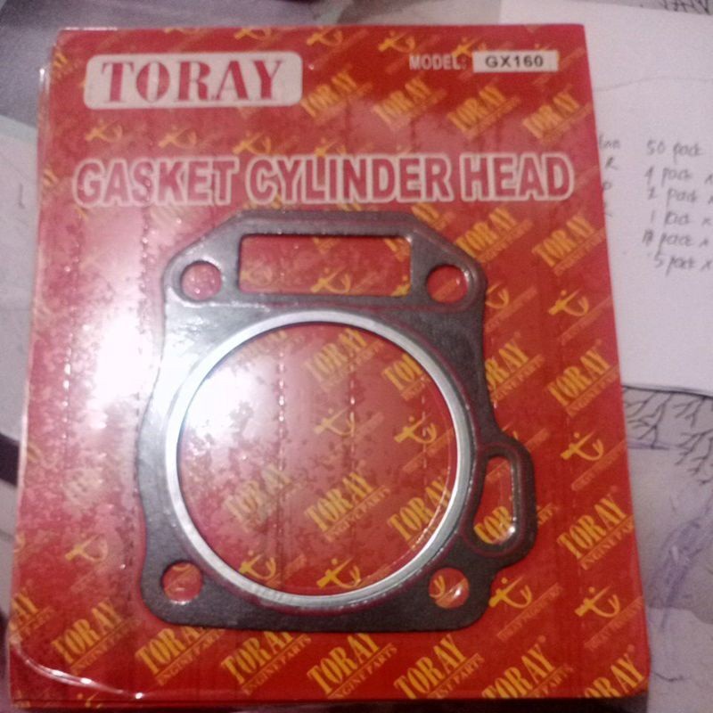 PAKING HEAD GX160 PACKING KOP CYLINDER HEAD MESIN GX160
