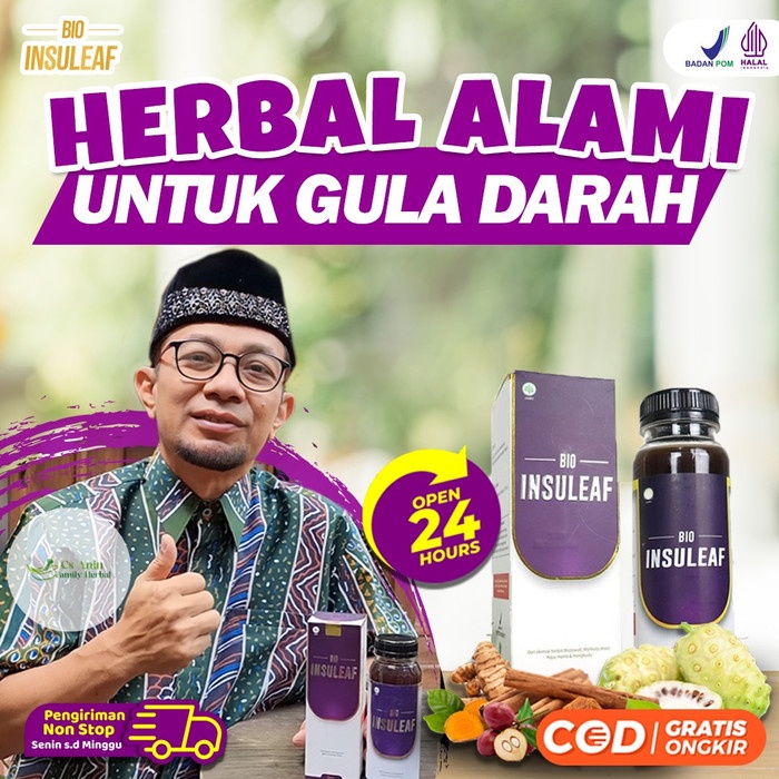 

BIO INSULEAF 250 ML - SOLUSI MASALAH DIABETES