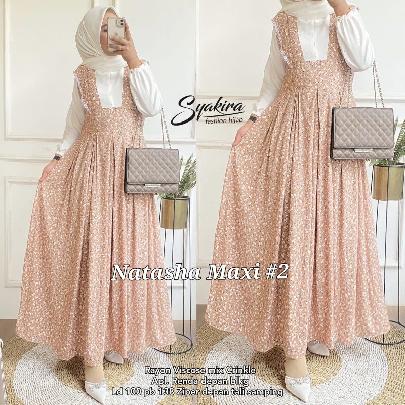 gamis rayon premium crinkle natasha maxu