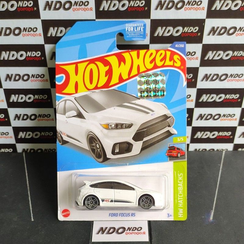 Hot Wheels Ford Focus RS White Exclusive Recolor - Factory Sealed 2022