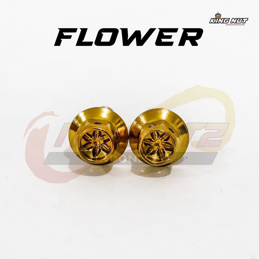 Set Baut Probolt King Nut Thailand Breket Kaliper Cakram Belakang Model Flower Nmax Aerox Lexy XMAX