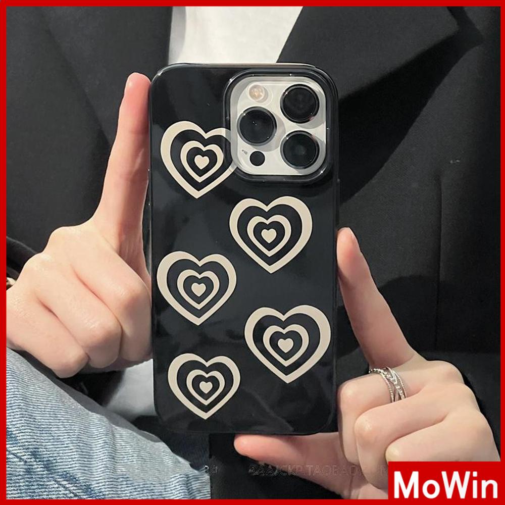 For iPhone 14 Pro max iPhone Case Black Soft Case TPU Candy Case Shockproof Big Hole Protection Camera Heart Shape Compatible For iPhone 13 Pro max 12 Pro Max 11 xr xs 7Plus 7 8