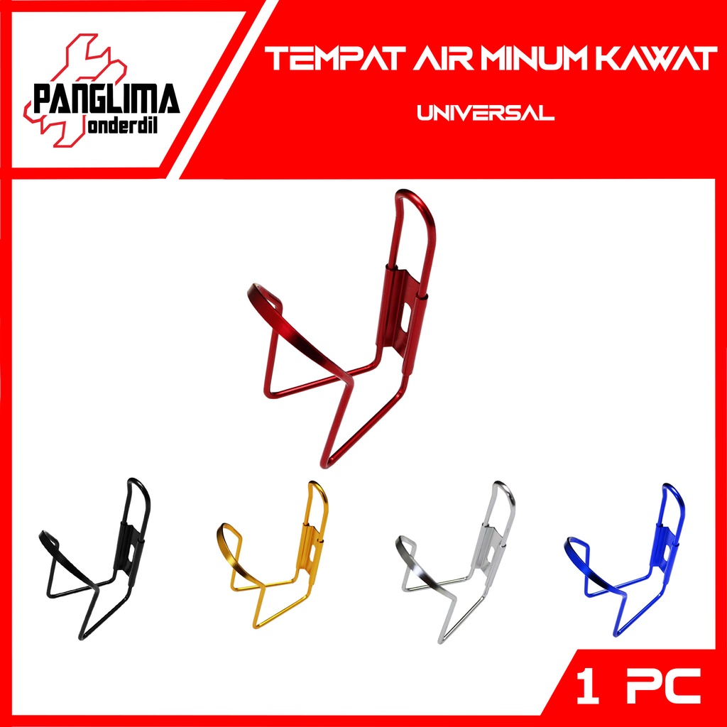 Dudukan Kawat Botol Air Minum Sepeda-Motor Universal Bracket-Breket-Braket-Brecket-Holder Tempat