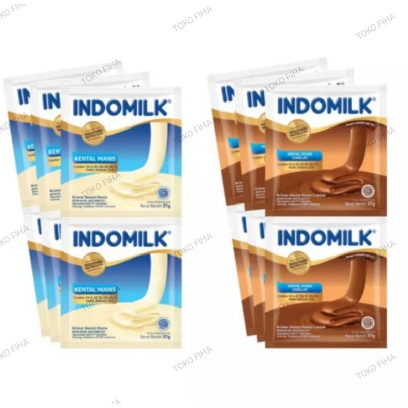 

Indomilk Susu Kental Manis Putih & Cokelat 37gr - renteng