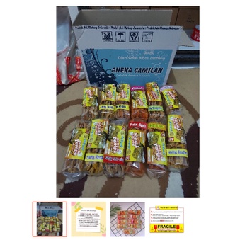 

Paket isi 12 bungkus Keripik Tempe /kripik tempe mix rasa