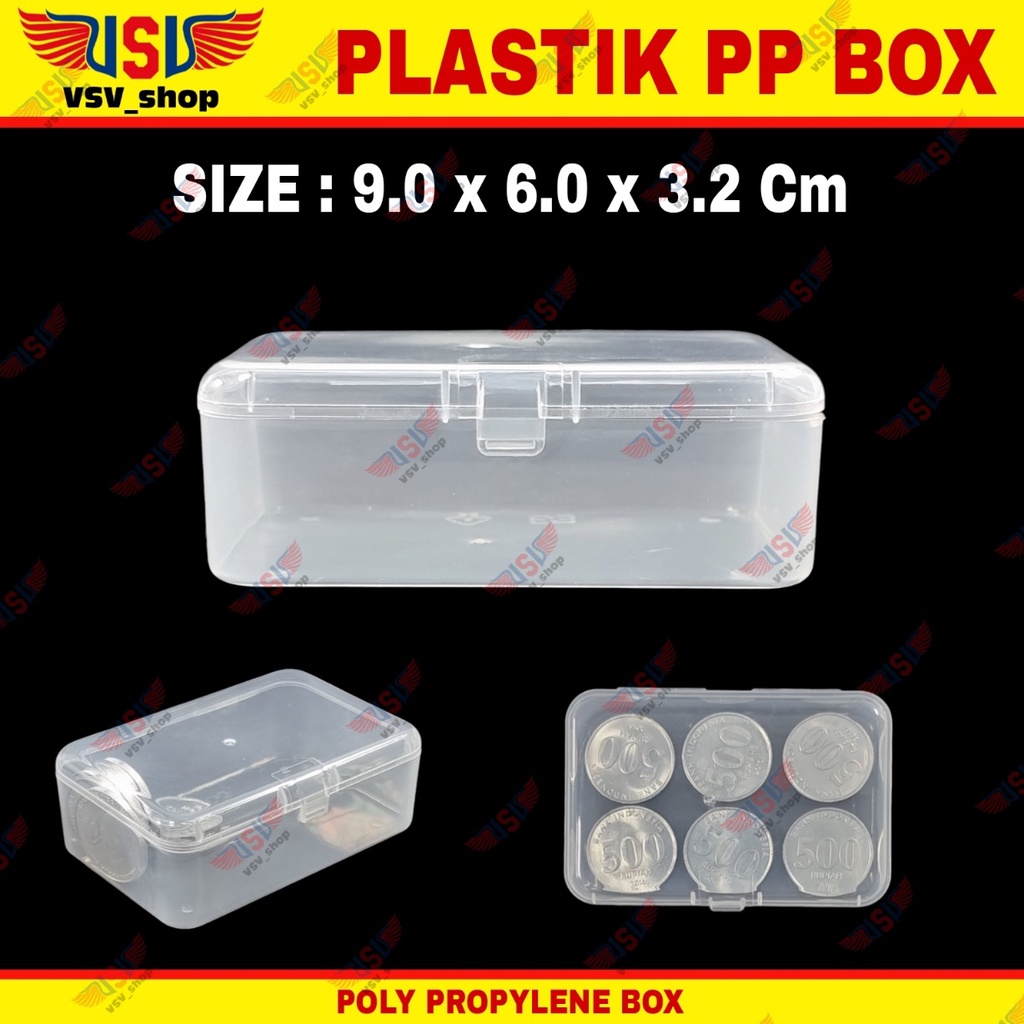 Kotak Penyimpanan Box Plastik Kecil PP Case Small Plastic Storage Box Container R674