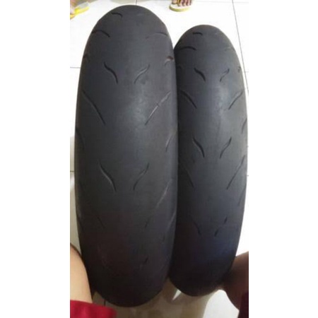 BAN SECOND TUBLESS MERK CORSA R46 80/80 90/80 RING 14 SEPASANG