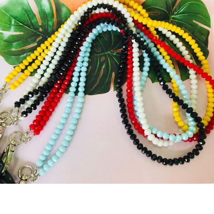 

Trendy 드 Kalung ID Card Karyawan Kristal Ceko Aneka Warna