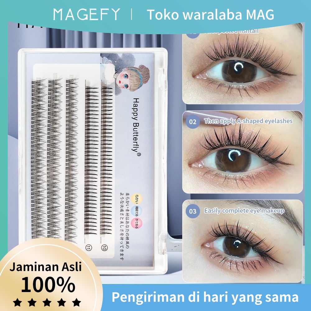 Bulu Mata Eyelash Extension Tanam Eyelash Extension Mix Kecantikan Set