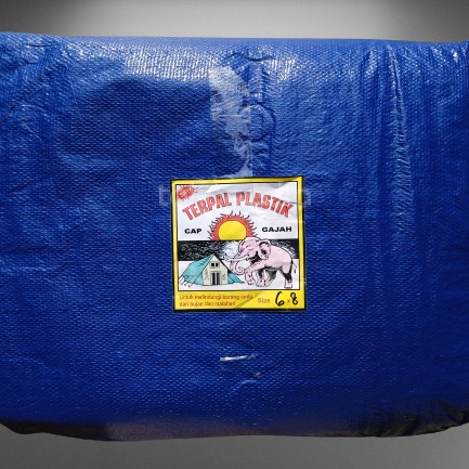 terpal plastik cap gajah 6x8 meter