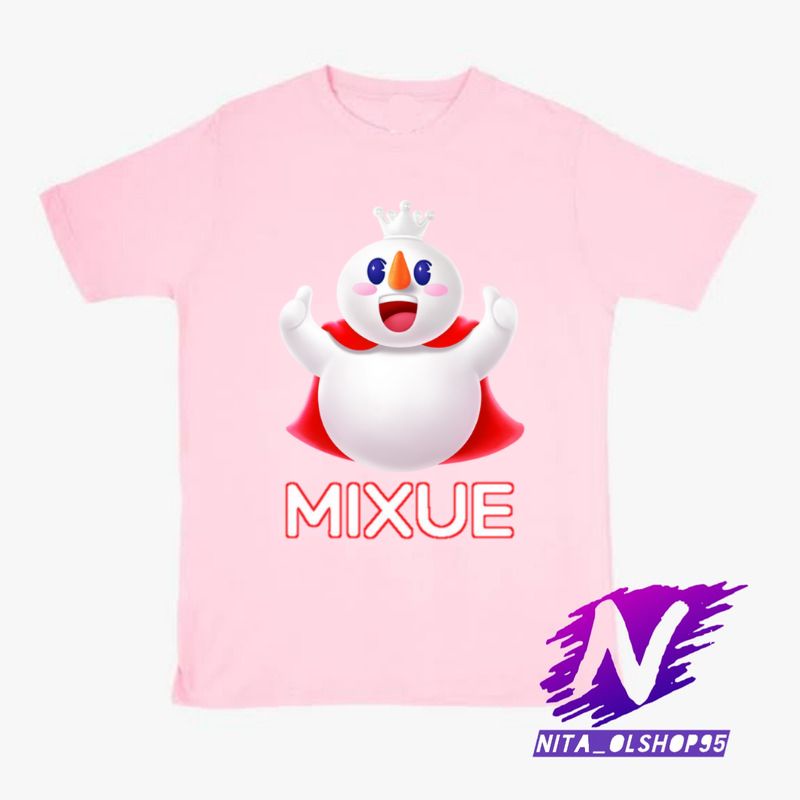 baju anak kaos anak mixue eskrim