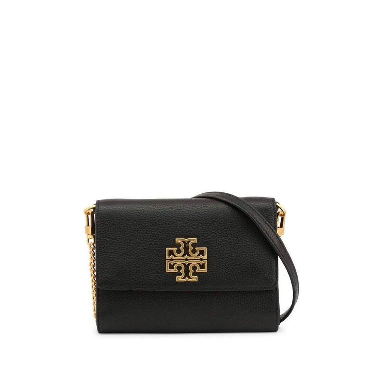 Jual TORY BURCH Britten Chain Wallet Shoulder Bag black Shopee Indonesia