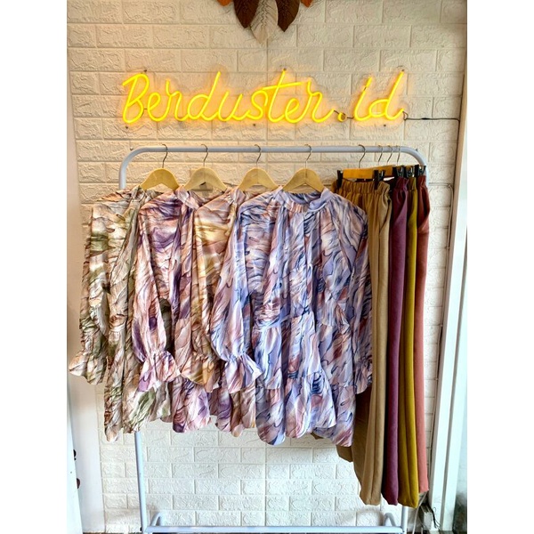 Marble Set / One Set Rayon Crinkle / One Set Wanita / One Set Motif