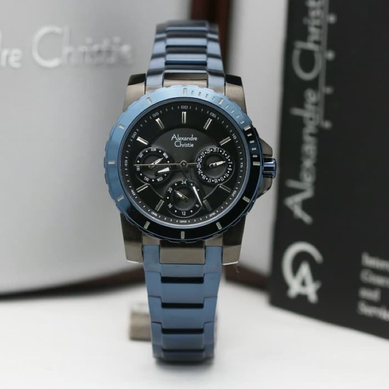 Jam tangan Alexandre Christie wanita  Ac 6141 chrono aktif